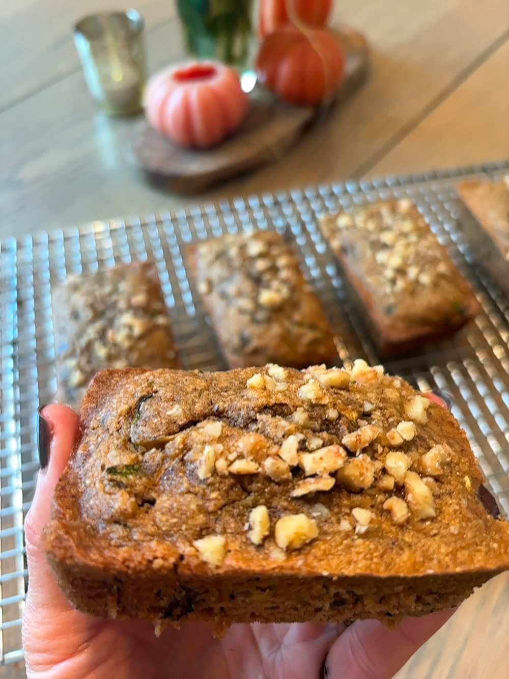 Zucchini + Chocolate Chip Mini Loaves
