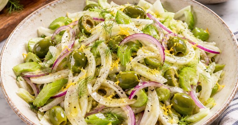 Fennel Olive Celery Salad